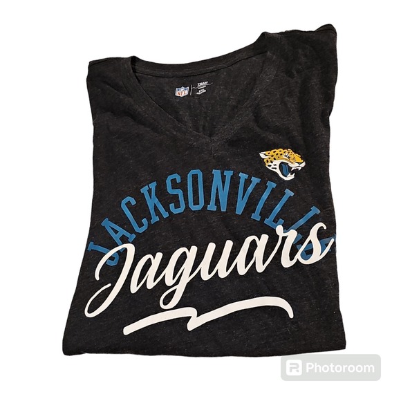 Jacksonville Women Black Nfl Football Team Apparel Jaguars T-Shirt Size 2xl - Picture 5 of 11